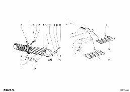 Διακοσμητική σχάρα diagram for BMW 1502-2002tii 2002