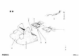 Centre console diagram for BMW 1502-2002tii 2002
