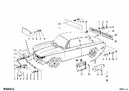 Βάση για πινακίδα αριθμού κυκλοφορίας diagram for BMW 1502-2002tii 2002