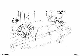 Остекление diagram for BMW 1502-2002tii 2002
