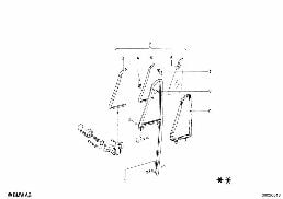 Поворотное стекло diagram for BMW 1502-2002tii 2002