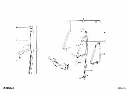 Ανοιγόμενο τριγωνικό παράθυρο diagram for BMW 1502-2002tii 2002