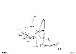 Ανοιγόμενο τριγωνικό παράθυρο diagram for BMW 1502-2002tii 2002