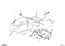 Επένδυση δάπεδο χώρου αποσκευών diagram for BMW 1502-2002tii 2002
