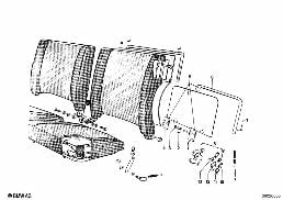 등받이,접이식,뒤 diagram for BMW 1502-2002tii 1802