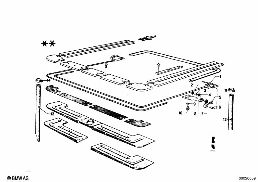 SLIDING ROOF diagram for BMW 1502-2002tii 2002