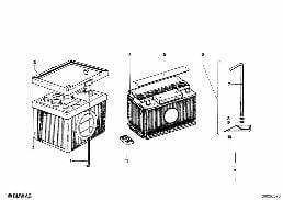 BATTERY diagram for BMW 1502-2002tii 2002