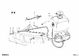 HEADLIGHT CLEANING SYSTEM diagram for BMW 1502-2002tii 2002