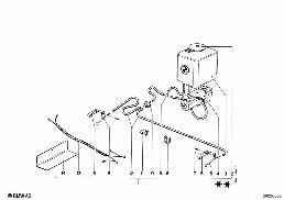 HEADLIGHT CLEANING SYSTEM diagram for BMW 1502-2002tii 2002