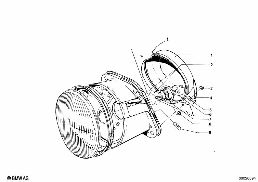 HEADLIGHT diagram for BMW 1502-2002tii 2002