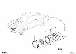 REAR LIGHT diagram for BMW 1502-2002tii 2002