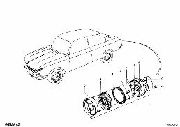 미등 diagram for BMW 1502-2002tii 1802