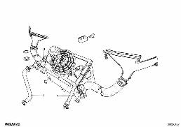 WATER HOSES/WATER VALVE diagram for BMW 1502-2002tii 2002