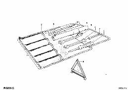 TOOL BAG W.TOOLS diagram for BMW 1502-2002tii 2002