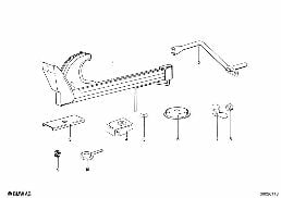 LIFTING JACK diagram for BMW 1502-2002tii 2002