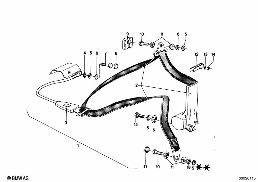 SAFETY BELT FRONT diagram for BMW 1502-2002tii 2002