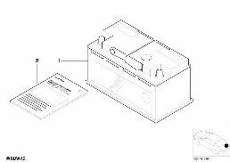 BATTERY diagram for BMW 3 Series E46 318i