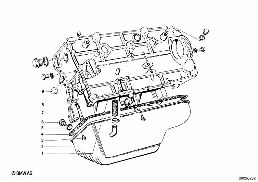 ENGINE HOUSING diagram for BMW 1500-2000CS 1800ti