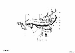 INTAKE MANIFOLD diagram for BMW 1500-2000CS 1500