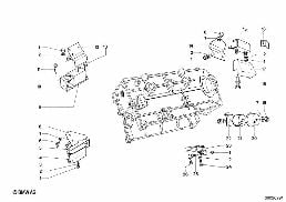 ENGINE SUSPENSION diagram for BMW 1500-2000CS 1800ti