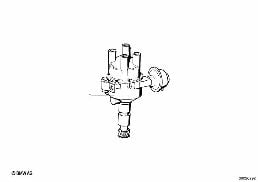 DISTRIBUTOR diagram for BMW 1500-2000CS 2000tii
