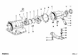 ZF 3HP12 HOUSING PARTS/OIL PAN