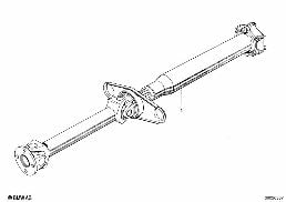 DRIVE SHAFT,UNIV.JOINT/CENTER MOUNTING