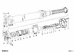 DRIVE SHAFT,UNIV.JOINT/CENTER MOUNTING