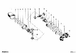 DIFFERENTIAL-LIMITED SLIP DIFF.UNIT diagram for BMW 1500-2000CS 1800