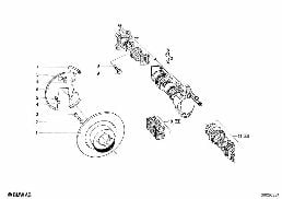 FRONT BRAKE, CIRCUIT 1