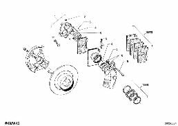 FRONT BRAKE, CIRCUIT 2