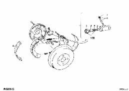 REAR WHEEL BRAKE