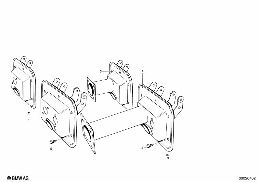 PEDALS-SUPPORTING BRACKET