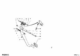 PEDALS-SUPPORTING BRACKET/CLUTCH PEDAL