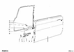 FRONT DOOR-HINGE/DOOR BRAKE