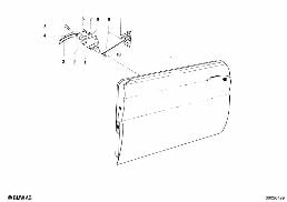 FRONT DOOR-HINGE/DOOR BRAKE