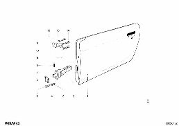 FRONT DOOR-HINGE/DOOR BRAKE