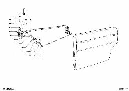 REAR DOOR - HINGE/DOOR BRAKE