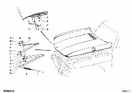 ENGINE HOOD/MOUNTING PARTS