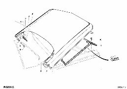 TRUNK LID, HINGE, LATCH