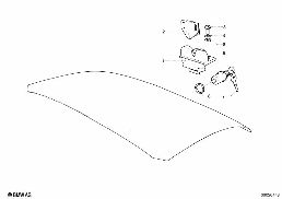 TRUNK LID, HINGE, LATCH