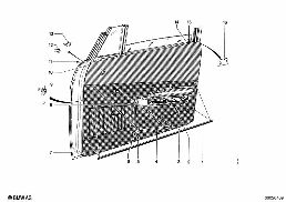 DOOR TRIM PANEL, FRONT