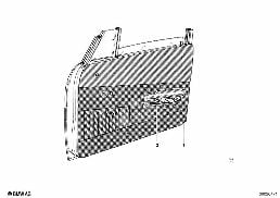 DOOR TRIM PANEL, FRONT