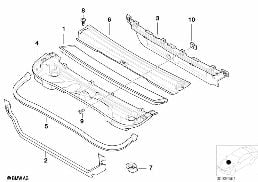 MICROFILTER/ACTIVATED CARBON CONTAINER diagram for BMW 3 Series E46 318i