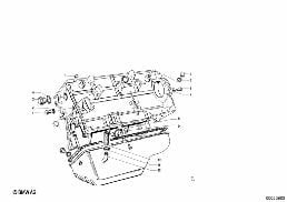 ENGINE HOUSING diagram for BMW 1500-2000CS 1800ti