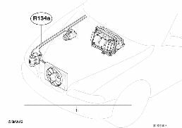 Kit climatiseur automatique diagram for BMW 5 Series E39 525td