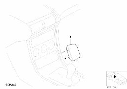 แผงคอนโซลโทรศัพท์ diagram for BMW Z3 E36 2.8