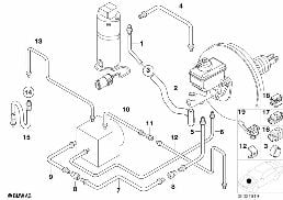 FRONT BRAKE PIPE ASC/DSC diagram for BMW 7 Series E38 725tds