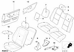 Série Individual 99 variante 1+2, PA304 diagram for BMW 3 Series E36 320i