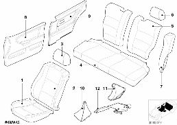 Seria indyw. 97 Fashion diagram for BMW 3 Series E36 318ti